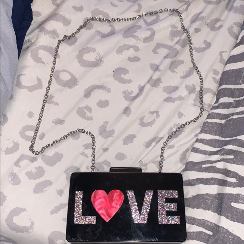Brand new INC love cross body dress bag